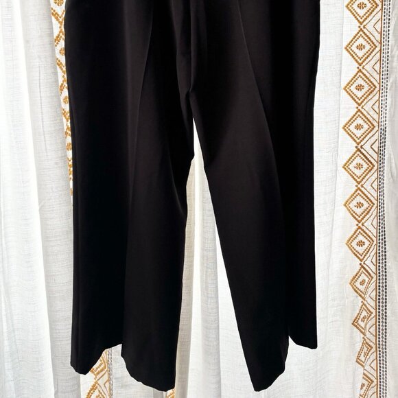 Manon Baptiste Suit Me Trouser Pants (Plus Size 22) Black Wide Leg Office Work - Picture 6 of 8
